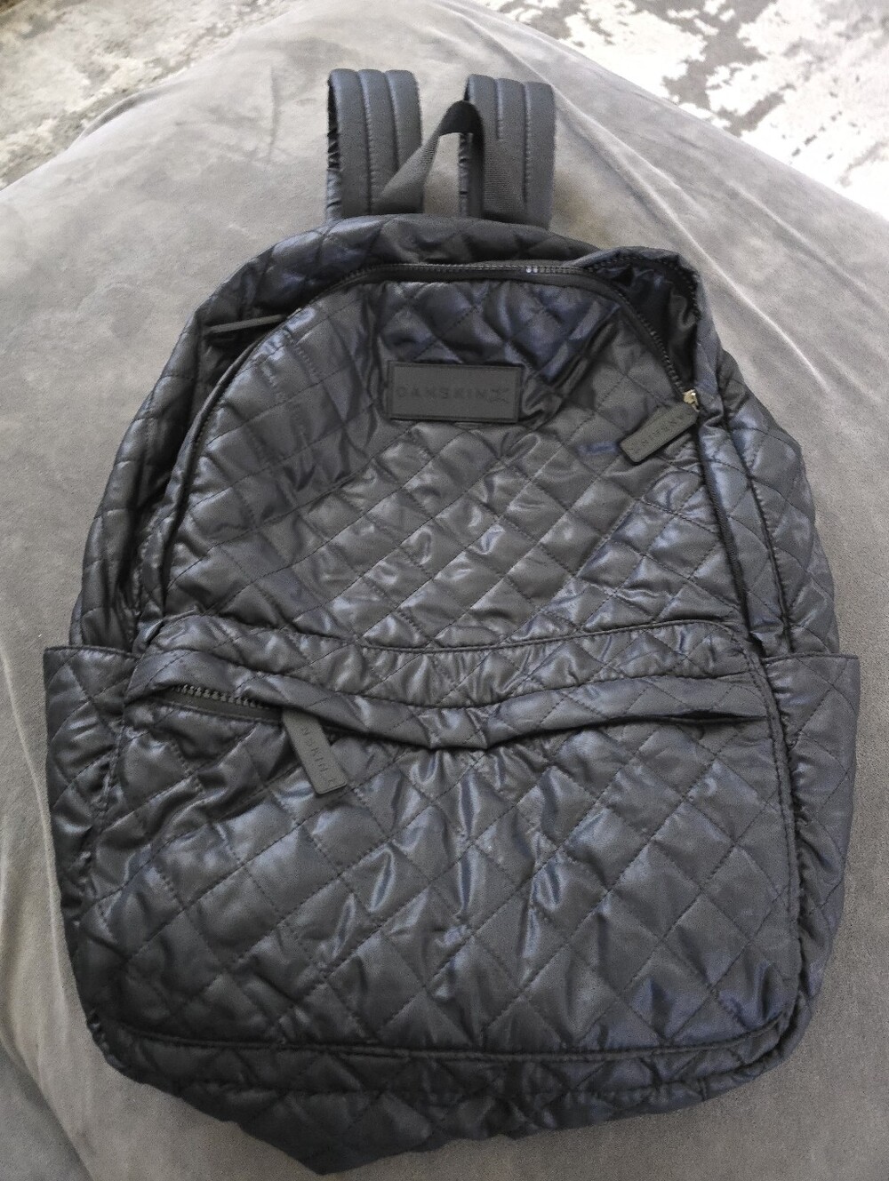 DANSKIN Black Quilted Backpack